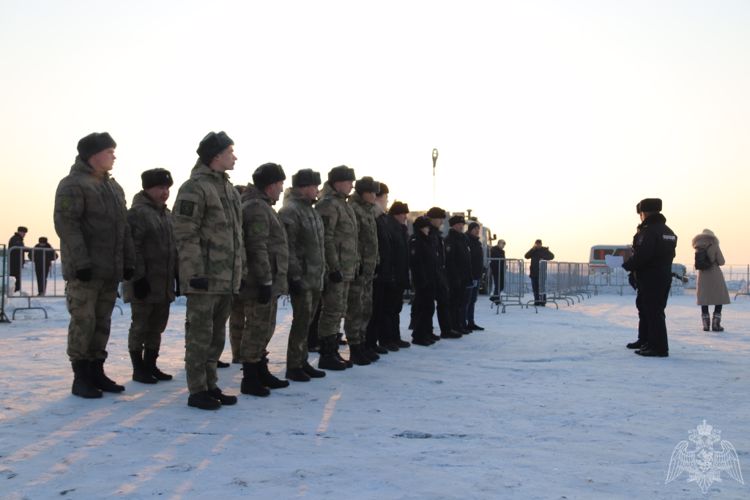 Забайкальские росгвардейцы обеспечили общественный порядок во время Крещения Господня.