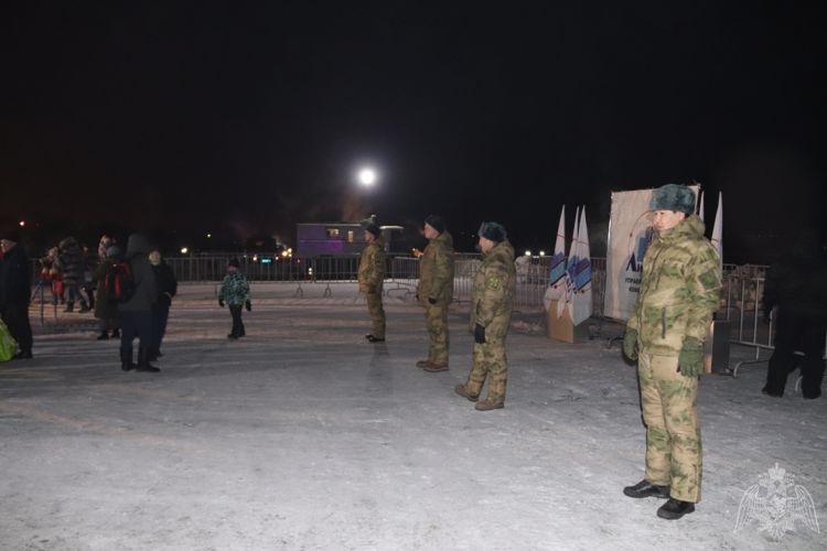 Забайкальские росгвардейцы обеспечили общественный порядок во время Крещения Господня.