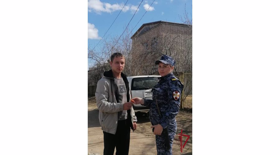 Более десятка патриотических мероприятий, посвященных Дню Победы, провели сотрудники вневедомственной охраны в Забайкальском крае
