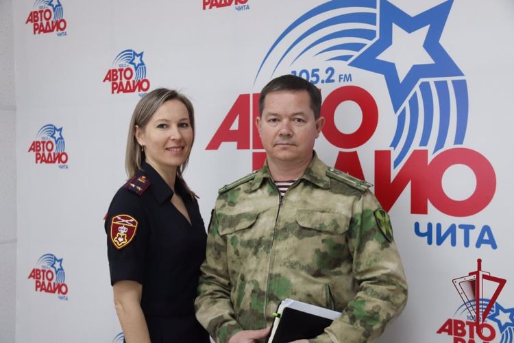 Слушатели «Авторадио» узнали об особенностях службы в подразделениях Управления Росгвардии по Забайкальскому краю