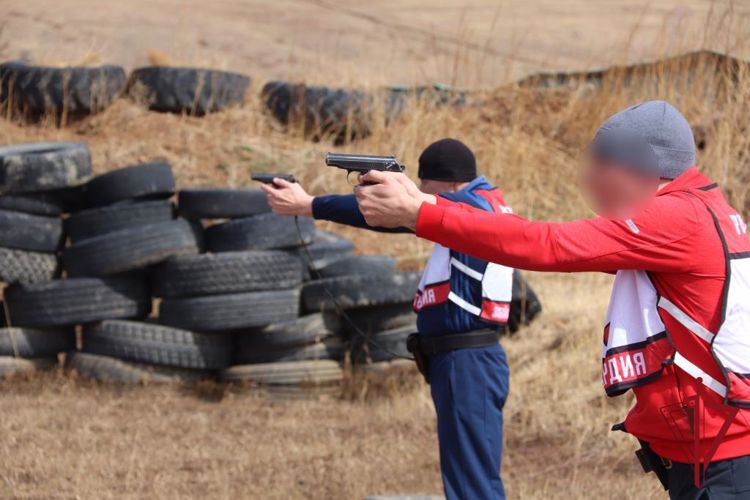 В Чите прошли соревнования по служебному биатлону среди сотрудников Росгвардии