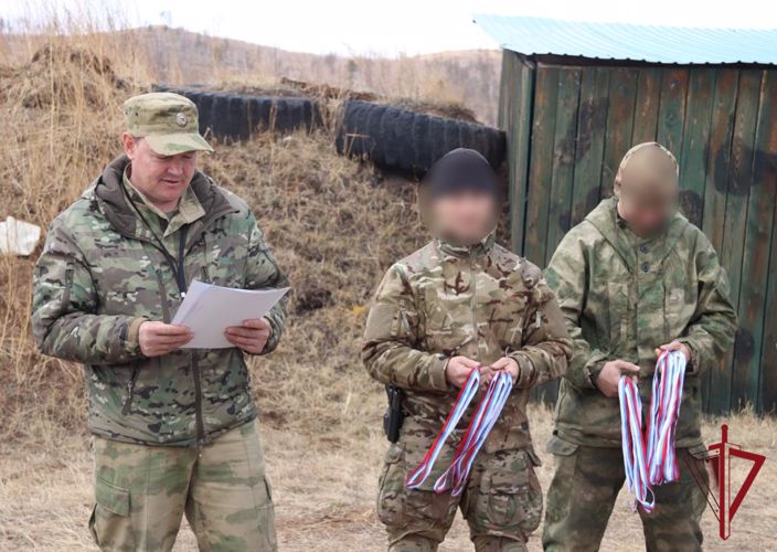 В Чите прошли соревнования по служебному биатлону среди сотрудников Росгвардии