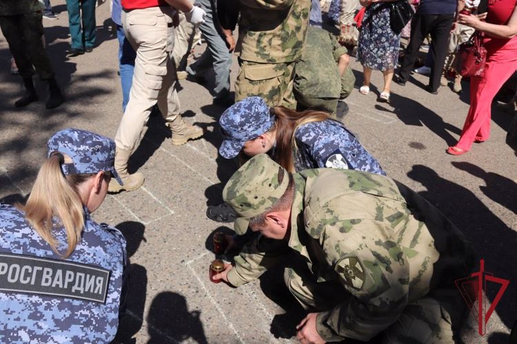 В Чите сотрудники и военнослужащие Росгвардии почтили память погибших в Великой Отечественной войне