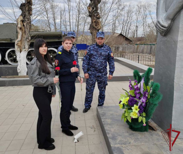 В Забайкалье сотрудники Росгвардии приняли участие в мероприятиях, посвященных 79-й годовщине Победы в Великой Отечественной войне 