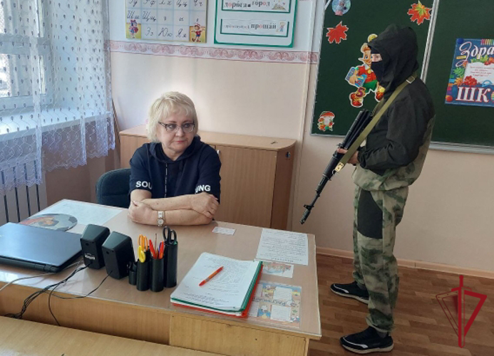 В Чите сотрудники Росгвардии приняли участие во всероссийских антитеррористических учениях