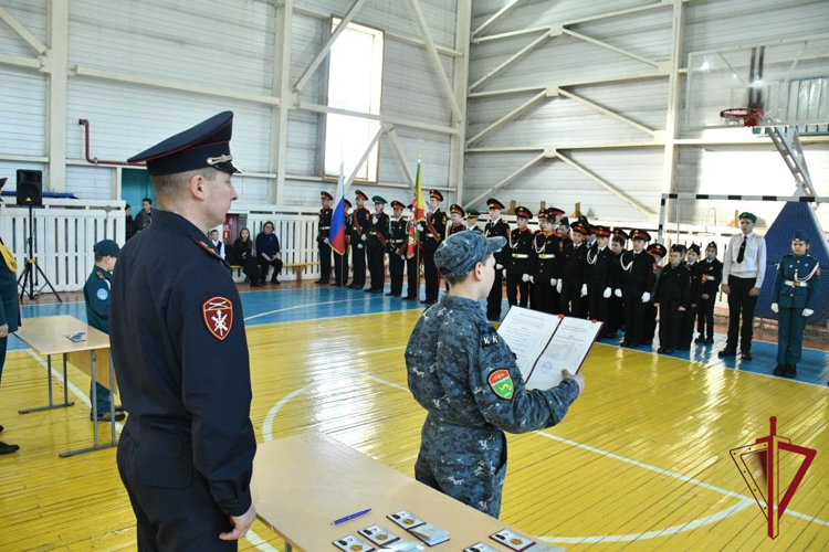 В Забайкалье открыт первый профильный класс Росгвардии