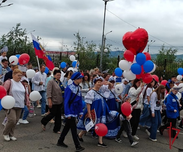 Росгвардейцы и их близкие приняли участие в Параде семей в Чите