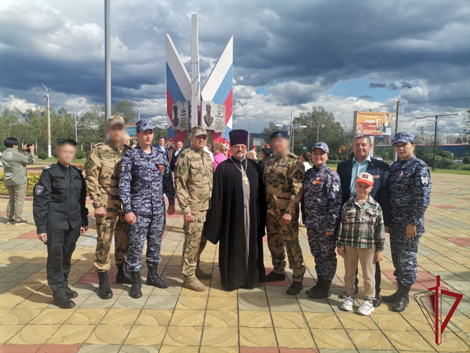 В Чите росгвардейцы приняли участие в памятном митинге, посвященном Дню солидарности в борьбе с терроризмом