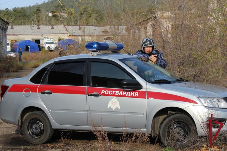 В Чите сотрудники Росгвардии приняли участие во всероссийской тренировке по гражданской обороне
