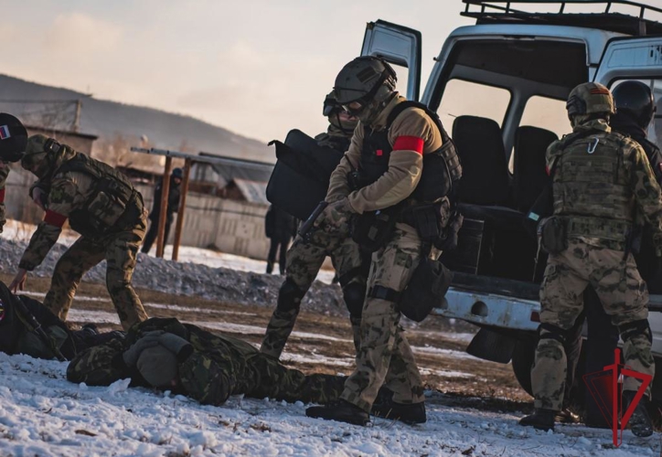 В Забайкалье сотрудники и военнослужащие Росгвардии приняли участие  в плановых антитеррористических  учениях