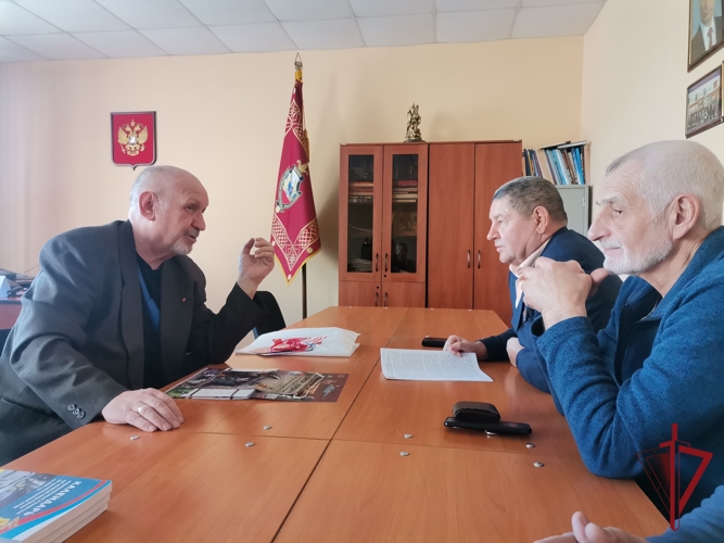 В Чите ветераны Росгвардии и полиции обсудили сотрудничество и совместные проекты