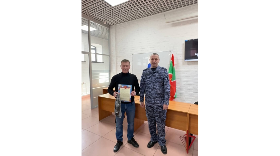 В Чите сотрудники Росгвардии поздравили представителей частных охранных организаций с профессиональным праздником