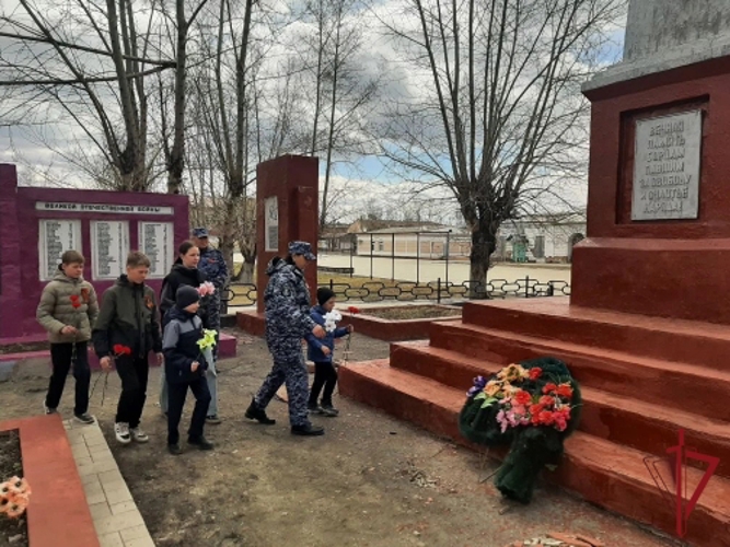 В Забайкалье сотрудники Росгвардии провели более десятка патриотических мероприятий ко Дню Победы