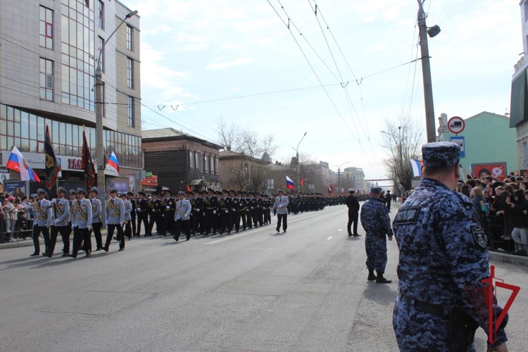 Росгвардия в Забайкалье обеспечивает охрану общественного порядка во время празднования Дня Победы