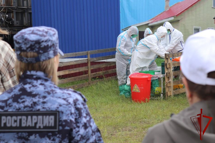 В Чите представители Росгвардии приняли участие в межведомственных учениях по ветеринарной безопасности