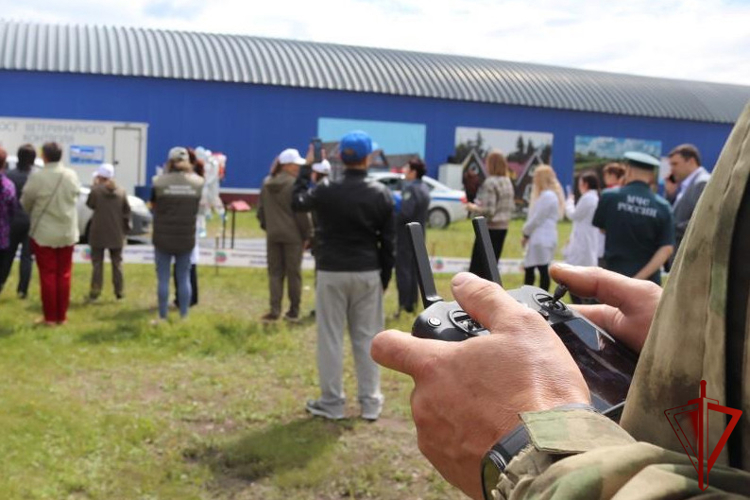 В Чите представители Росгвардии приняли участие в межведомственных учениях по ветеринарной безопасности