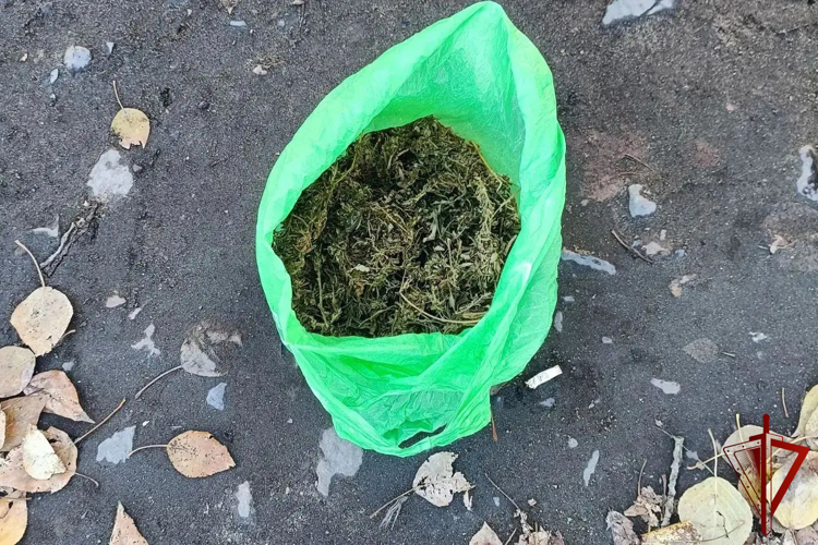 Сотрудники Росгвардии в городе Сретенске задержали подозреваемого в хранении наркотических веществ